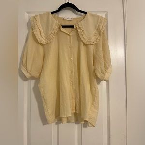 MANGO Peter Pan Blouse